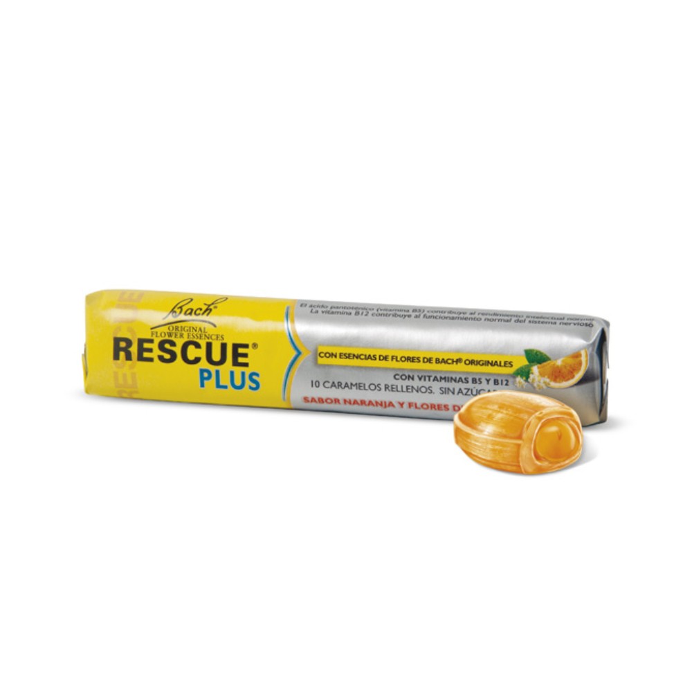 Rescue plus caramelos 10 units