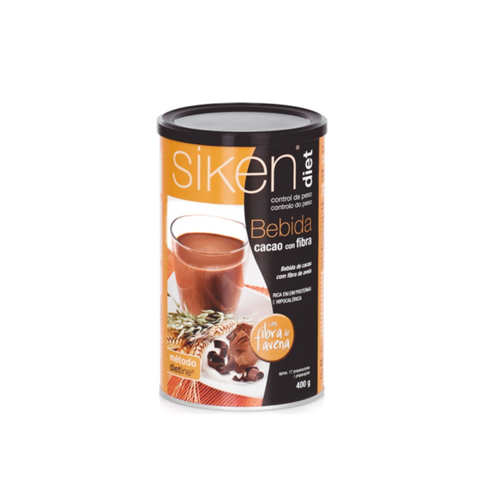 Siken diet bebida de cacao con fibra 400g