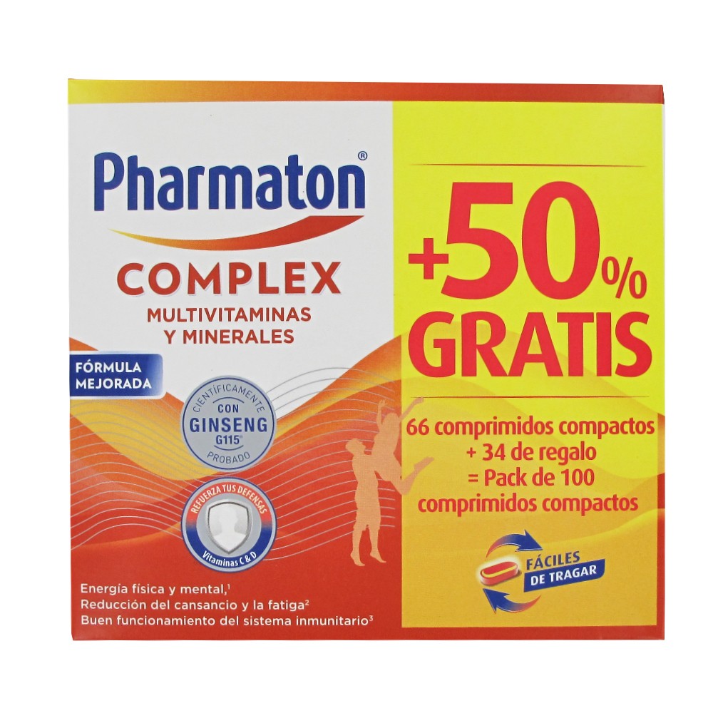 Pharmaton Complex 66+34 cápsulas