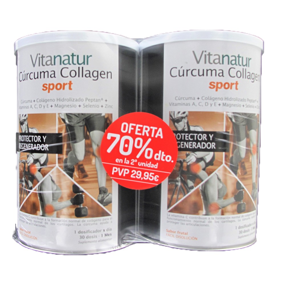 Vitanatur Curcuma Collagen Sport 360g + 360g