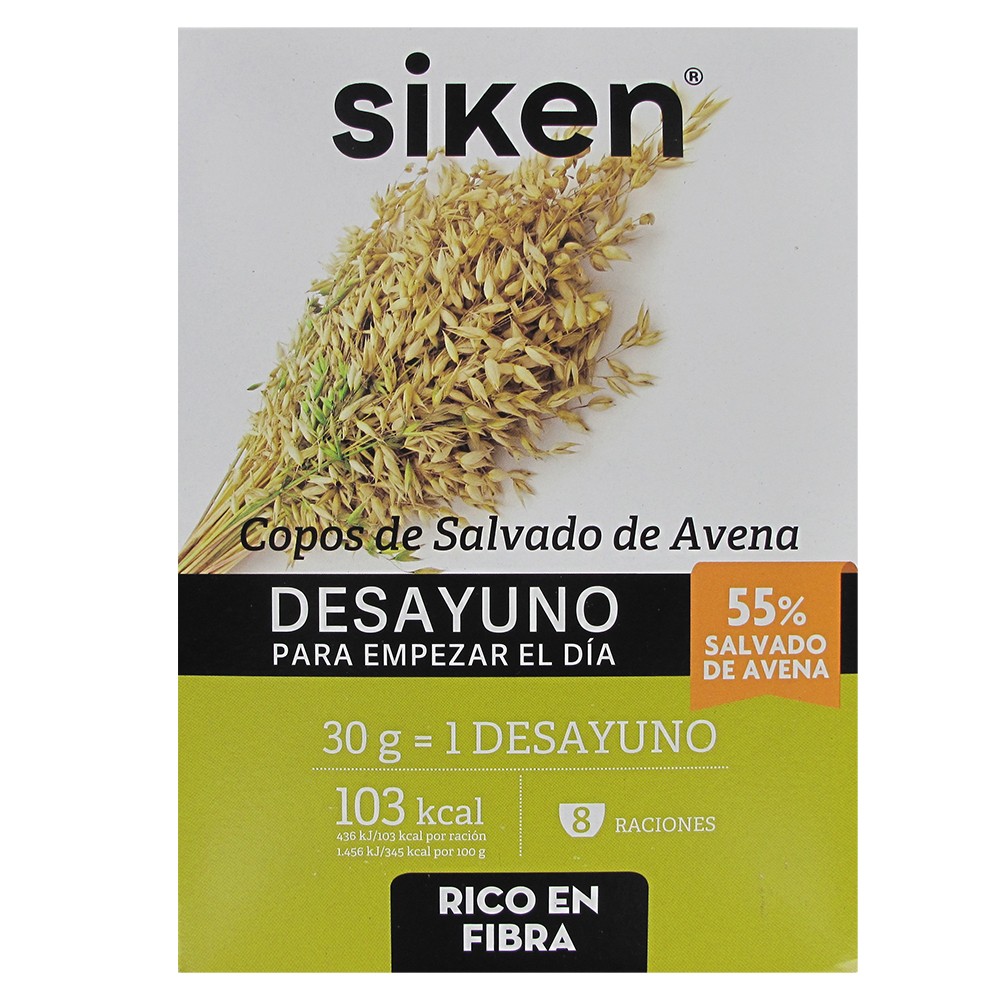 Siken Breakfast copos salvado de Avena 250 gramos
