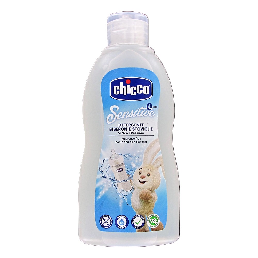 Chicco detergente Sensitive para biberones y vajillas 300ml