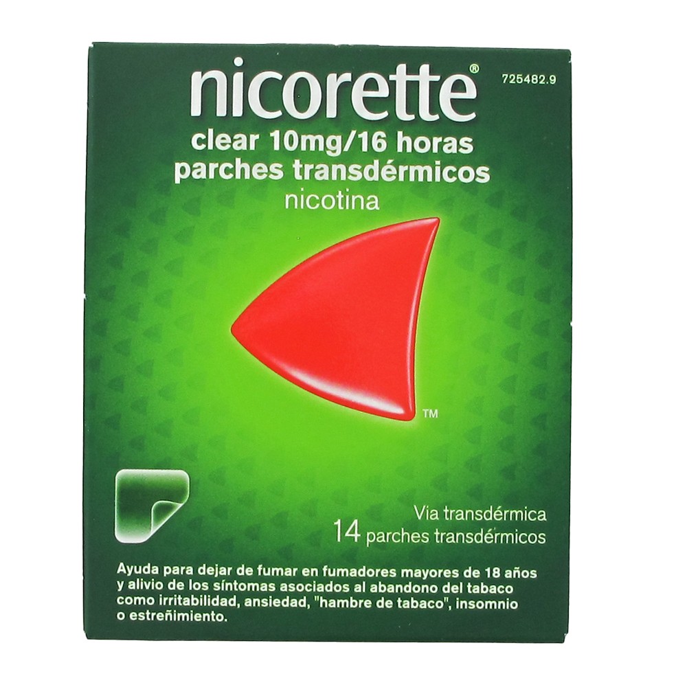Nicorette Clear 10mg/16 horas 14 parches