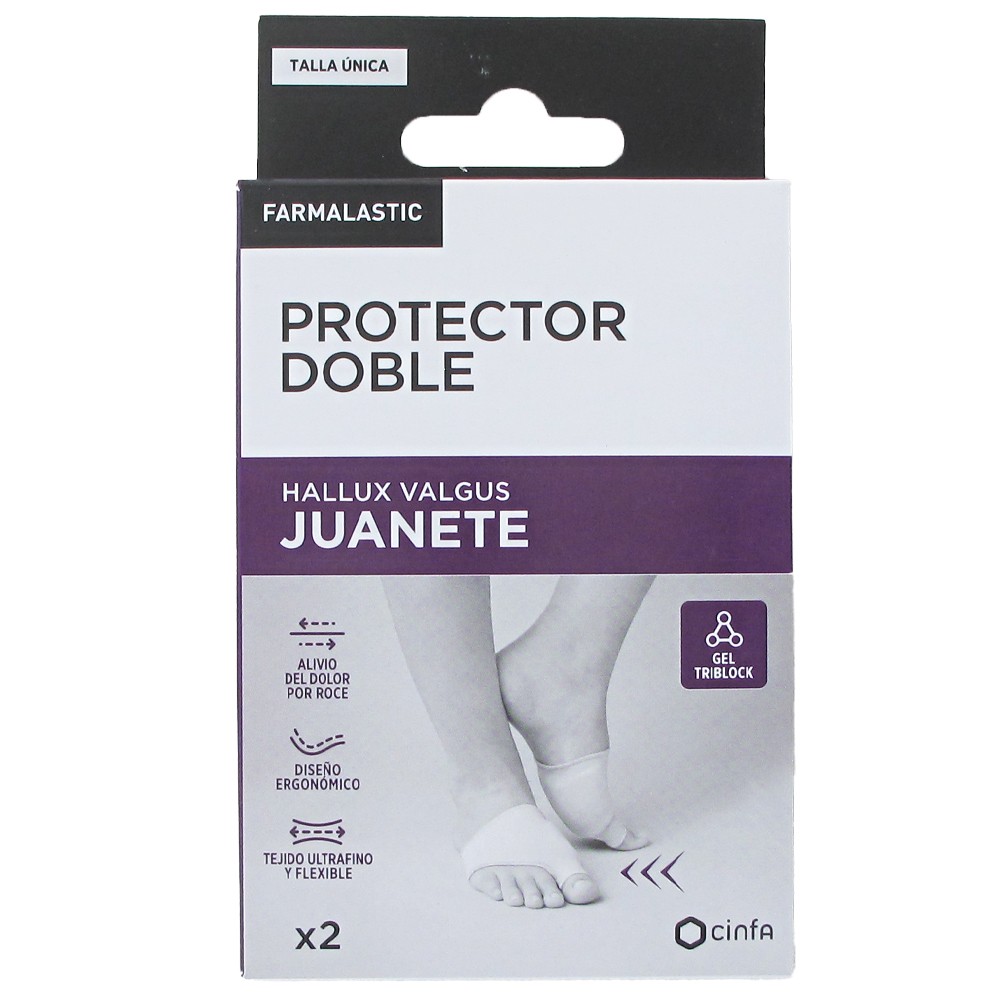 Farmalastic Protector Doble Juanete Talla Única 2 uds