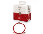Prim Pulsera nudo ROJA con corazon Bye Pic con Citronela