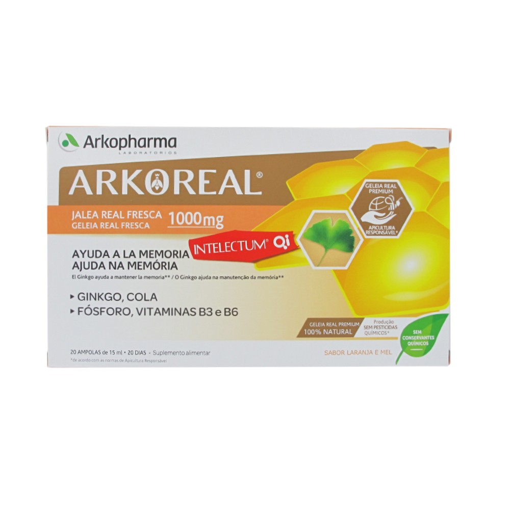 Arkoreal Jalea Real Intelectum 20 ampollas 